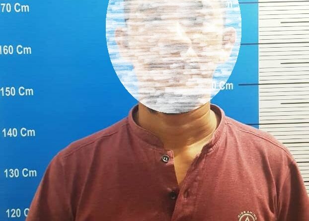 Foto AF, tersangka pengguna barang haram yaitu sabu-sabu