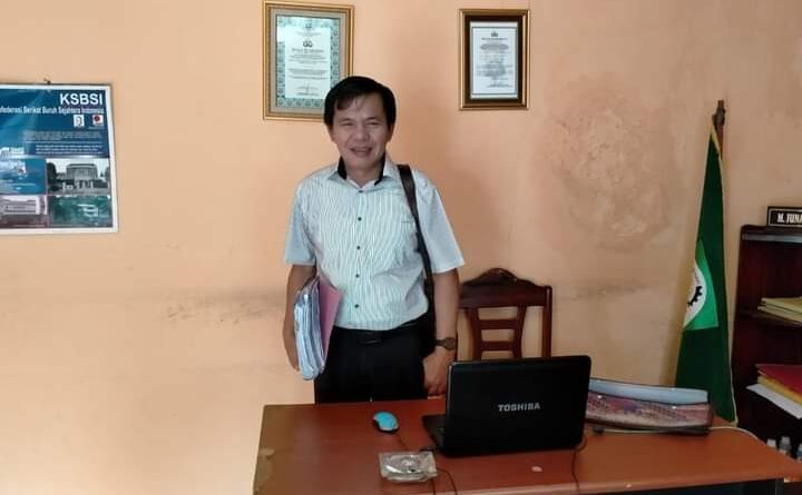 M.Junaedi L.Gaol,SH, Aktivis Buruh dan Mahasiswa Pasca Sarjana Universitas Palangka Raya.