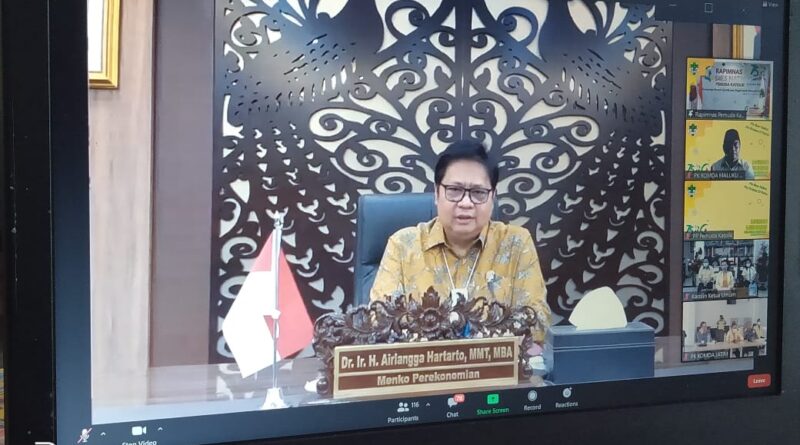 Foto saat pembukaan Rapimnas I Pemuda Katolik 2020 secara virtual
