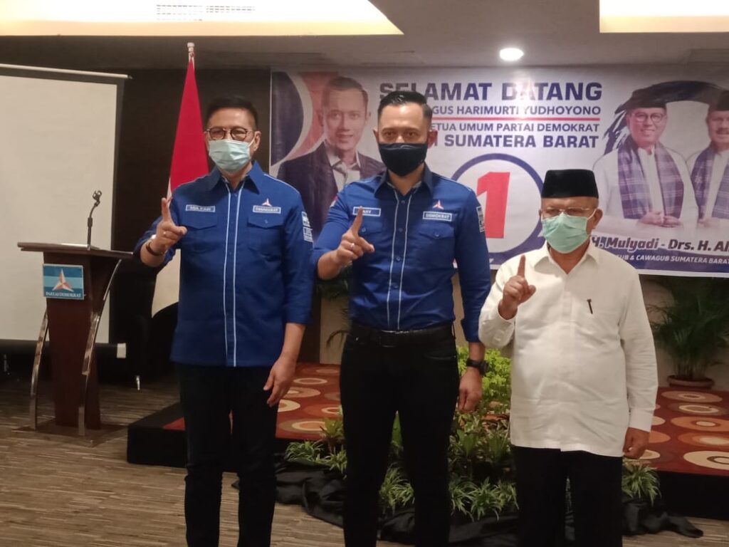 Foto Ketua Umum DPP Partai Dmeokrat Agus Harimurti Yudhoyono
