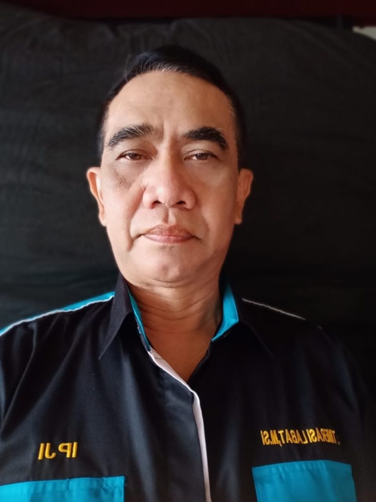 Foto ketua organisasi Ikatan Penulis dan Jurnalis Indonesia (IPJI) DPW Kalimantan Tengah Ir. Timerasi Labat