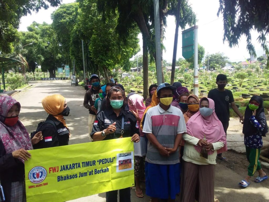 Foto FWJ Korwil Jakarta Timur Berbagi dan perduli sesama