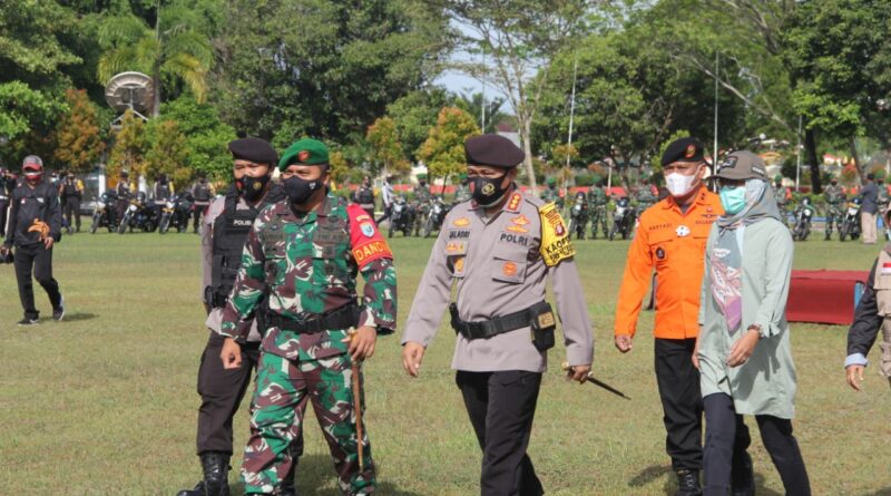 Foto Polresta Palangka Raya di di halaman Kantor Walikota Palangka Raya