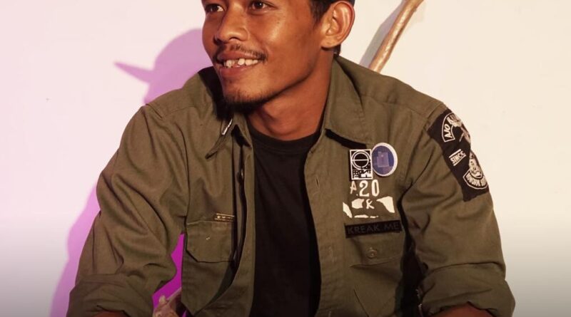 Foto Khairul Mahmud, salah satu pemain dalam teater