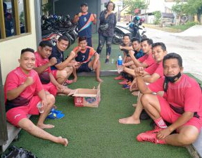 Foto klub futsal wartawan di Palangka Raya