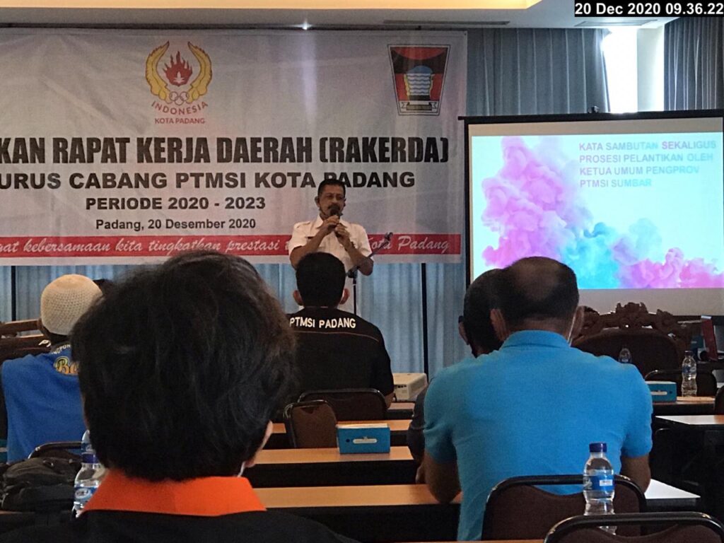 Foto: RAKERDA PTMSI Kota Padang