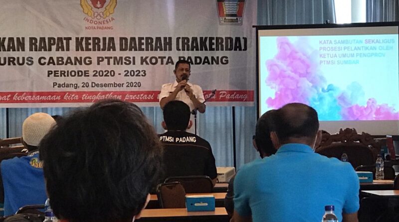 Foto: RAKERDA PTMSI Kota Padang