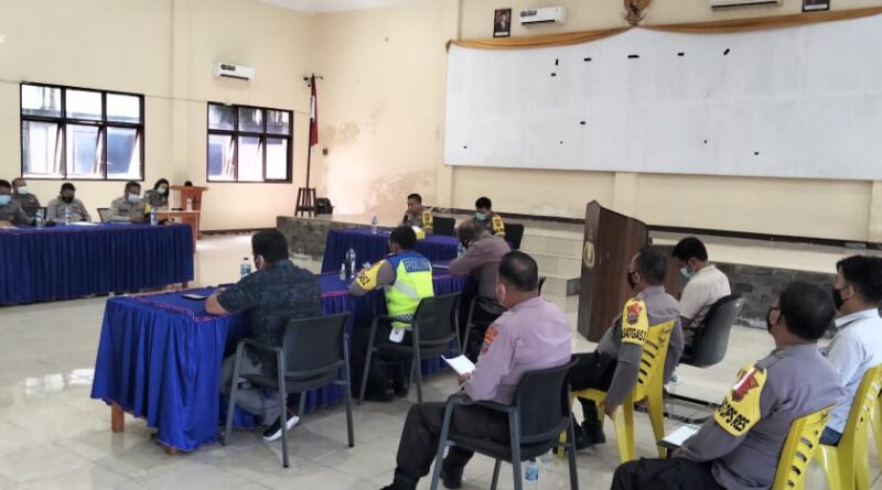 Foto Polres Minsel gelar rapat analisa dan evaluasi (ANEV)