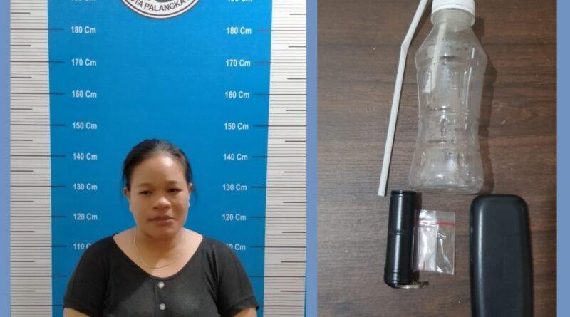 Foto IRT pengedar sabu yang berhasil diringkus