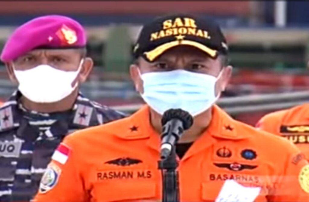 Foto Basarnas saat diwawancara