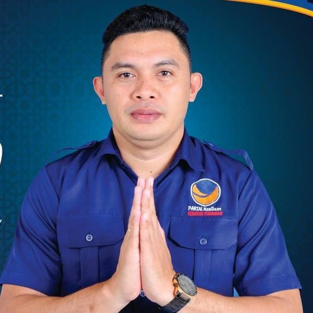 Foto ketua Fraksi Nasdem DPRD Pulau Morotai Denny Garuda