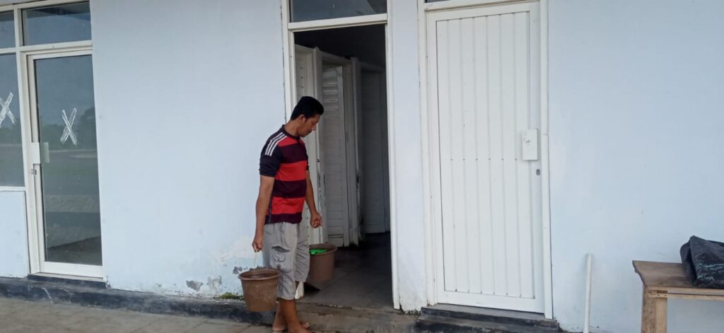 Foto keadaan toilet di pasar CBD