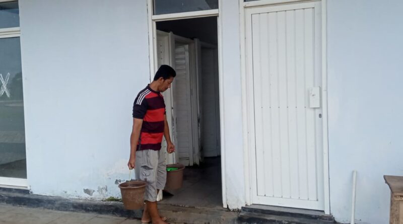 Foto keadaan toilet di pasar CBD