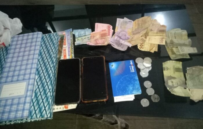 Foto barang bukti yang berhasil ditangkap