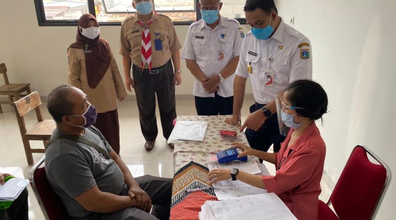 Foto Dinsos DKI Jakarta dan Bank DKI