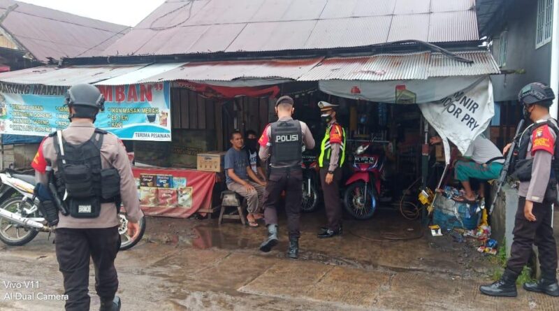 Foto Operasi Aman Nusa II Edukasi Masyarakat tentang Prokes