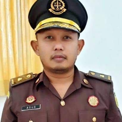 Foto Agus Yuliana, Kasi Pidsus Kejaksaan Negeri Gunung Mas, Kalteng.