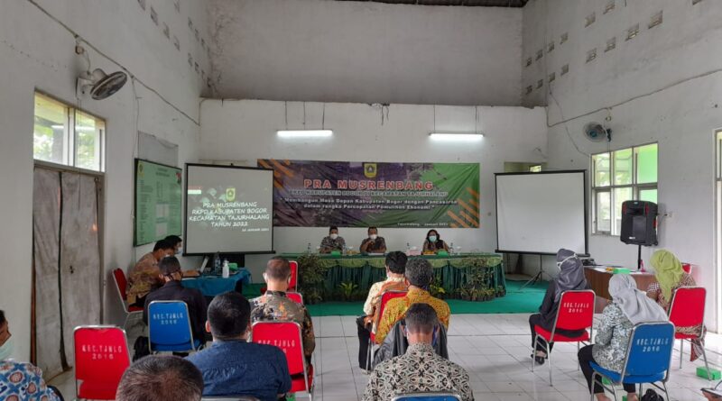 Foto Musrenbang 2022 Kecamatan Tajurhalang