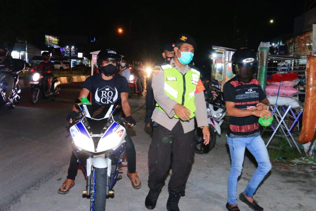 Foto saat Satgas Gabungan Gelar operasi Yustisi