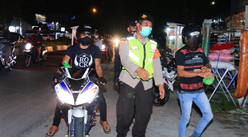 Foto saat Satgas Gabungan Gelar operasi Yustisi