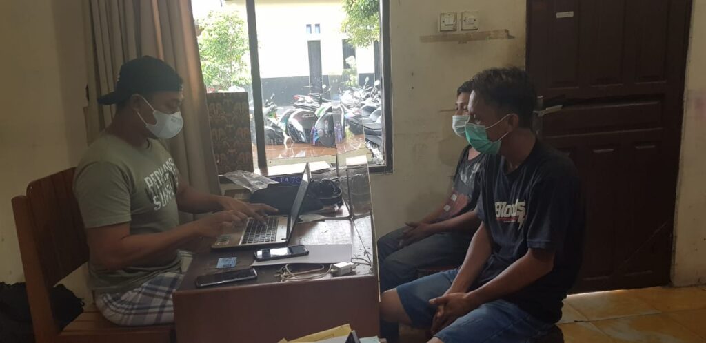 Foto budak sabu yang berhasil diringkus