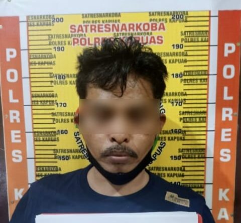 Foto tersangka RH yang berhasil diringkus