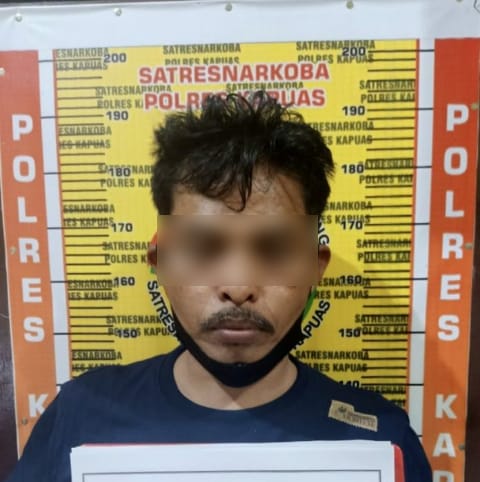 Foto tersangka RH yang berhasil diringkus