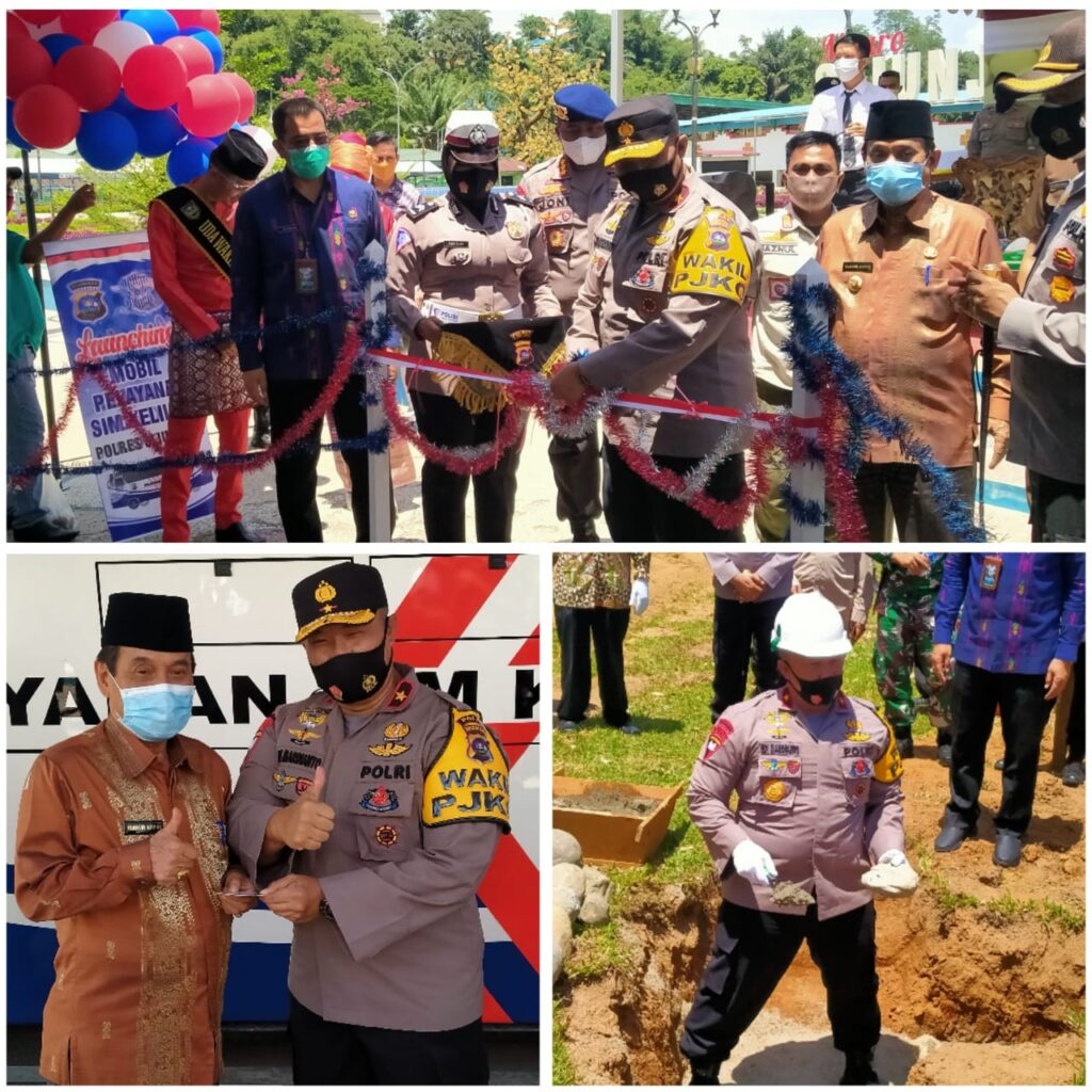 Beberapa foto yang menggambarkan suasana peletakan batu pertama sekaligus peresmian