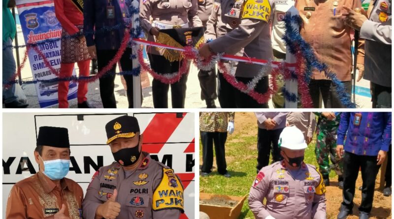 Beberapa foto yang menggambarkan suasana peletakan batu pertama sekaligus peresmian