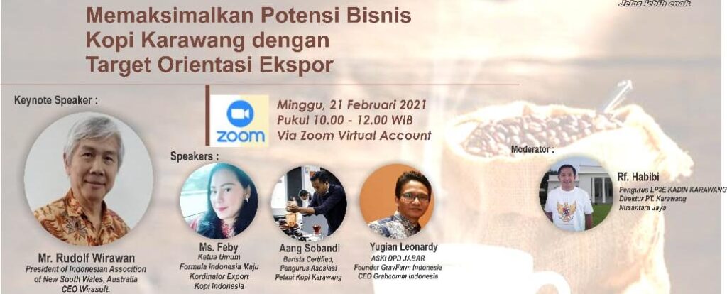 Poster acara kopi harmonisasi