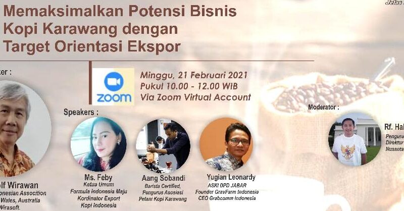 Poster acara kopi harmonisasi