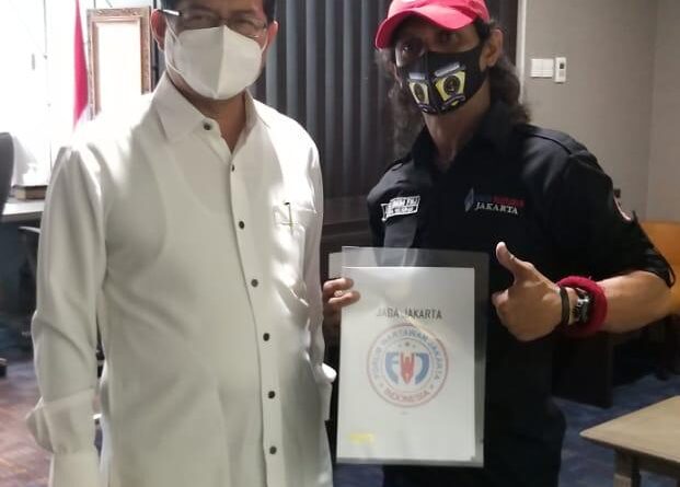 Foto Sekda DKI Jakarta dan Personil FWJ