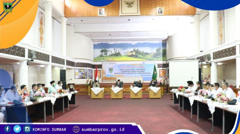 Foto suasana Rakor yang diadakan