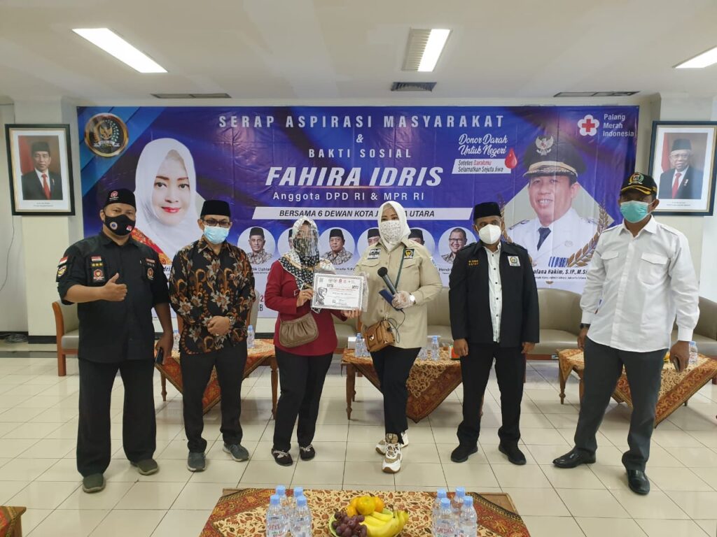 Foto suasana acara donor darah