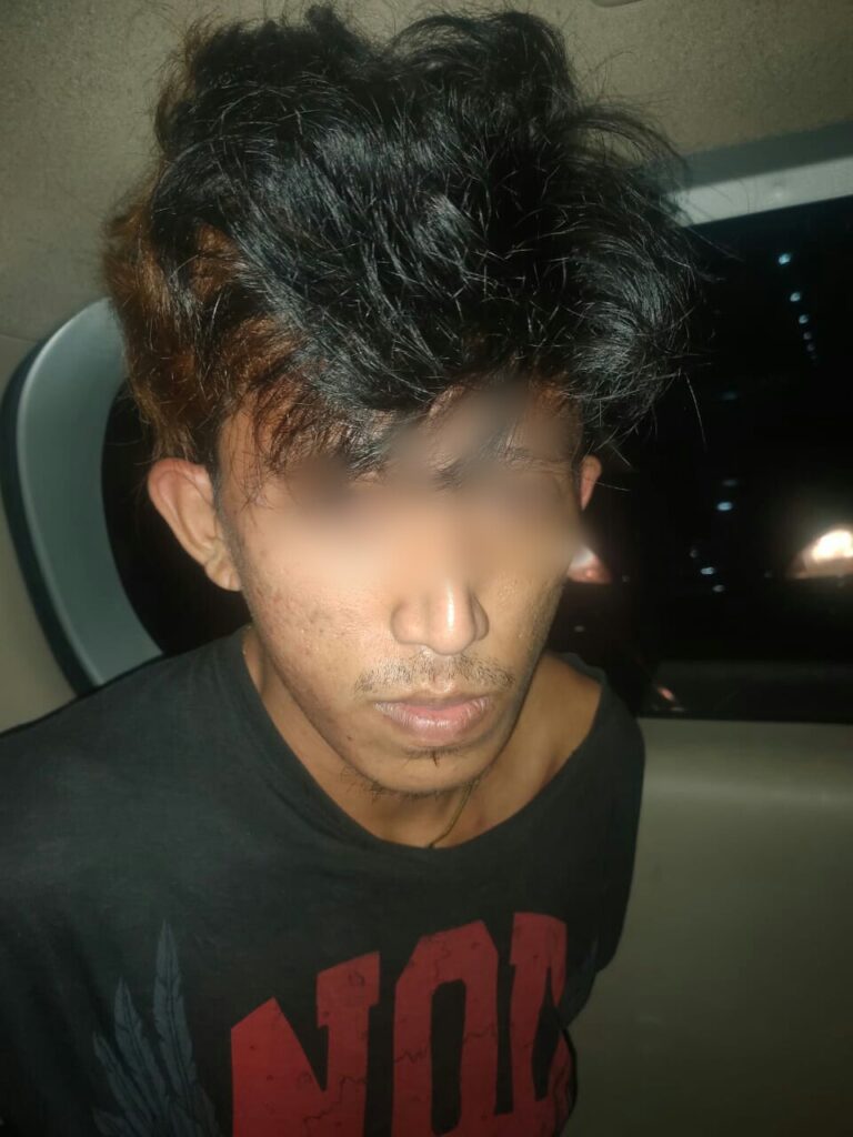 Foto pelaku yang berhasil ditangkap