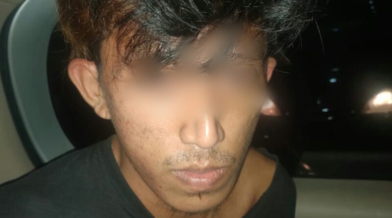 Foto pelaku yang berhasil ditangkap