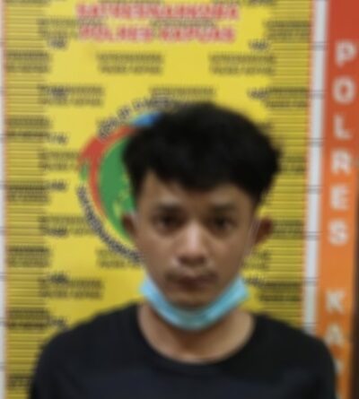 Foto pelaku tindak pidana jenis narkoba yang berhasil ditangkap