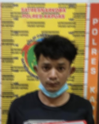 Foto pelaku tindak pidana jenis narkoba yang berhasil ditangkap