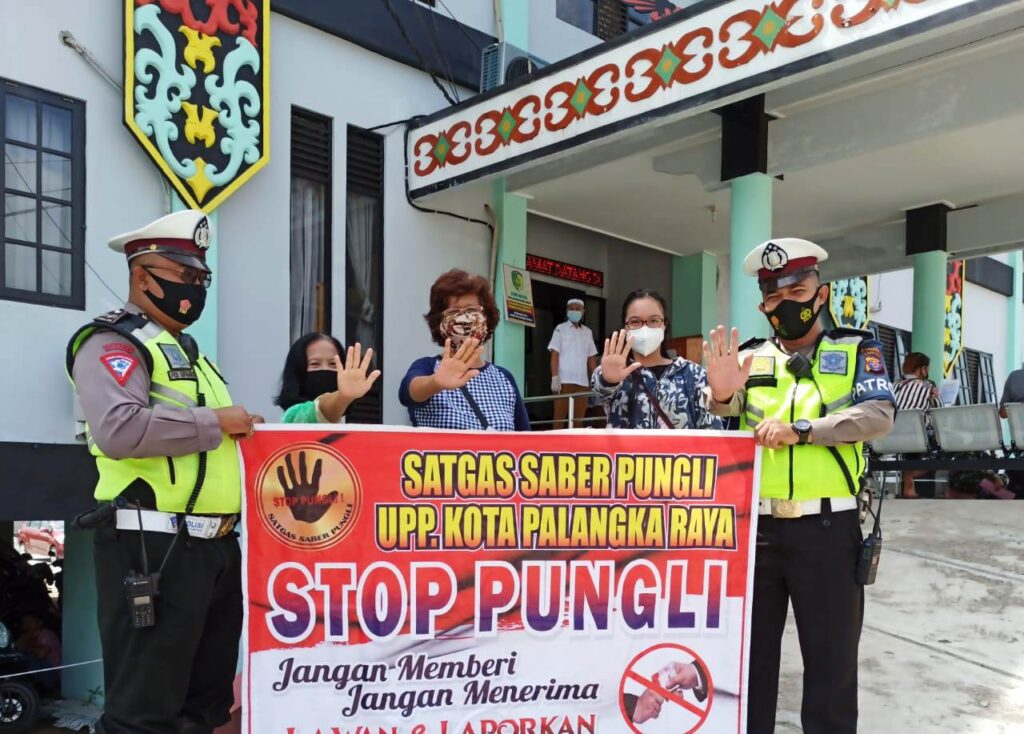 Foto personil Satlantas Polresta Palangka Raya