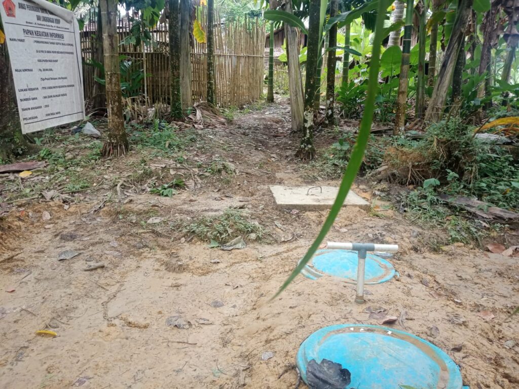 Foto Tangki Septik Skala Komunal yang telah dibangun