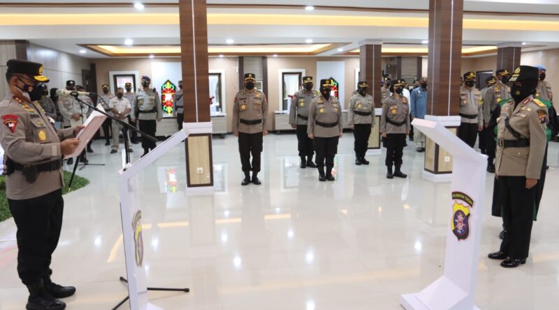 Foto suasana pelantikan Wakapolda Kalteng