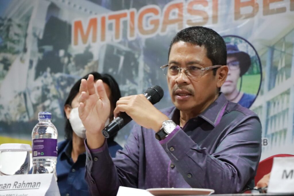 Foto Kepala BPBD Sumbar Erman Rahman