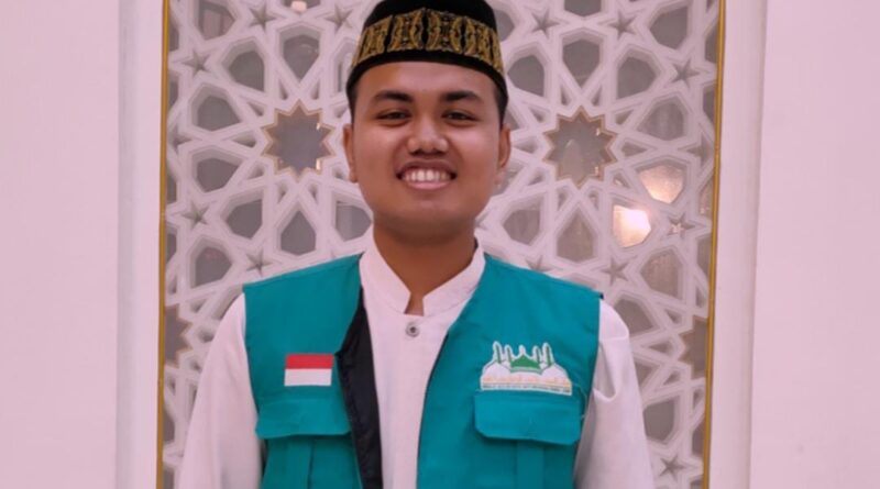Foto Adam Juliandika Ketua Panitia gema Ramadhan