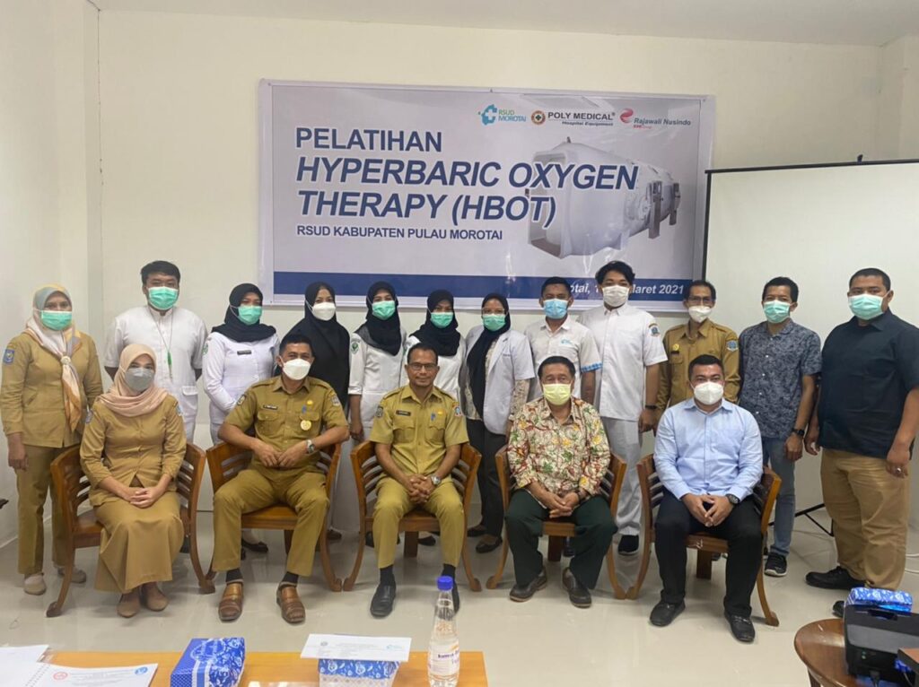 Foto besam di RSUD Morotai akan pelatihan HBOt