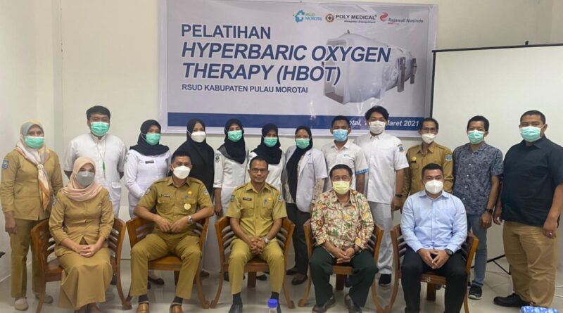 Foto besam di RSUD Morotai akan pelatihan HBOt