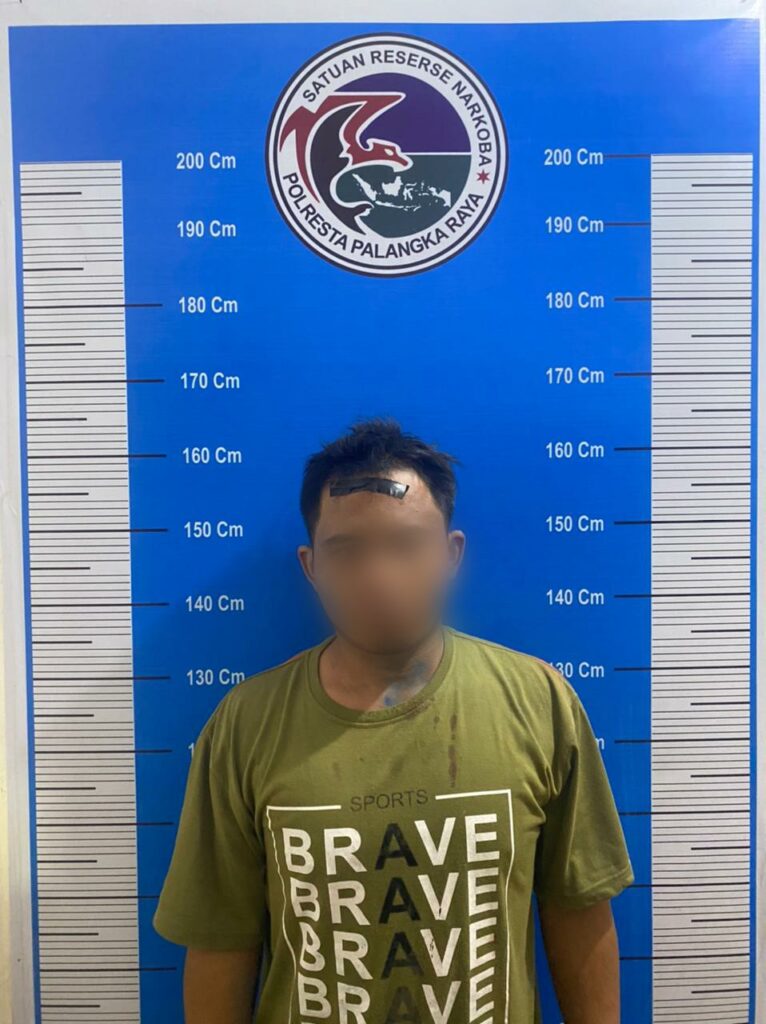 Foto pelaku pemilik sabu yang berhasil diamankan