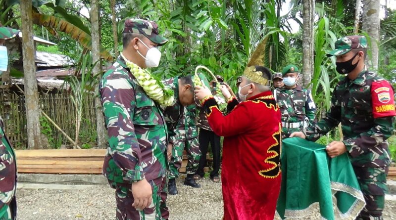 Foto saat Walikota Gunungsitoli Sambut Tim Wasev TMMD ke 110/2021 Kodim 0213/Nias