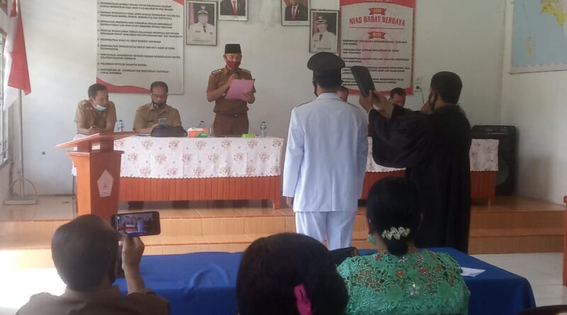 Foto suasana PJ Kepala Desa Sisobaoho