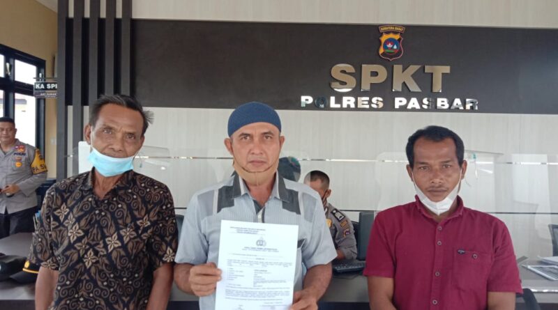 Foto Afdal dkk laporkan S dan H