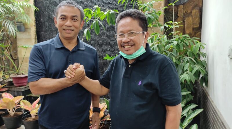 Foto HM Tahid bersama Haji Taslim